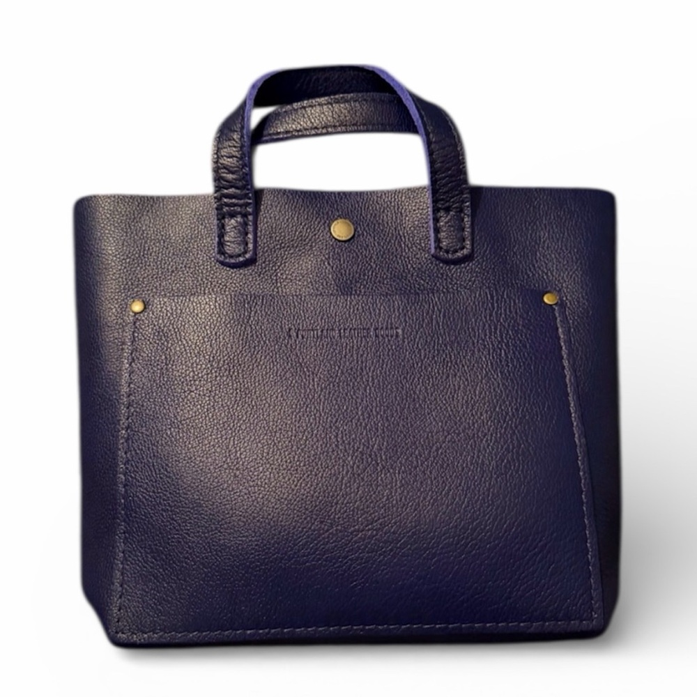 PORTLAND LEATHER Classic Mini Crossbody Cobalt